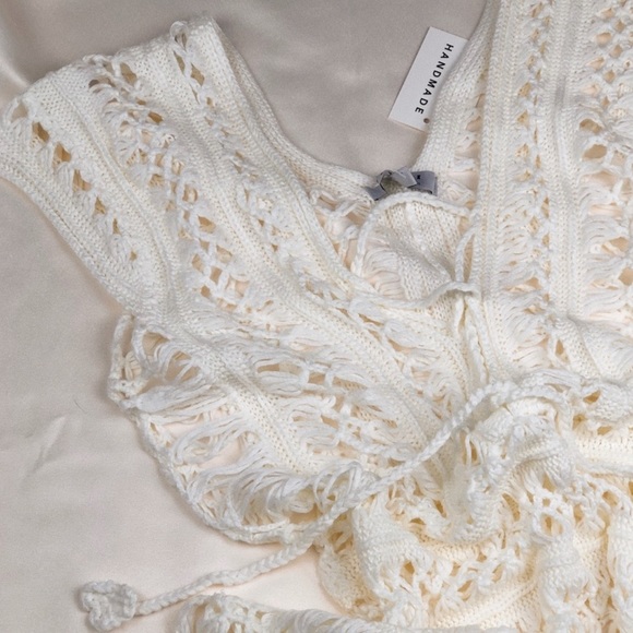 THE CROCHET COVER-UP — In Off white - Picture 8 of 9